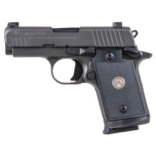 Sig Sauer 9389LEGION P938 Micro-Compact Legion 9mm Luger 3" 7+1 Legion Gray Cerakote Elite Black G10 Grip Sig Sauer 9389LEGION P938 Micro-Compact Legion 9mm Luger 3" 7+1 Legion Gray Cerakote Elite Black G10 Grip