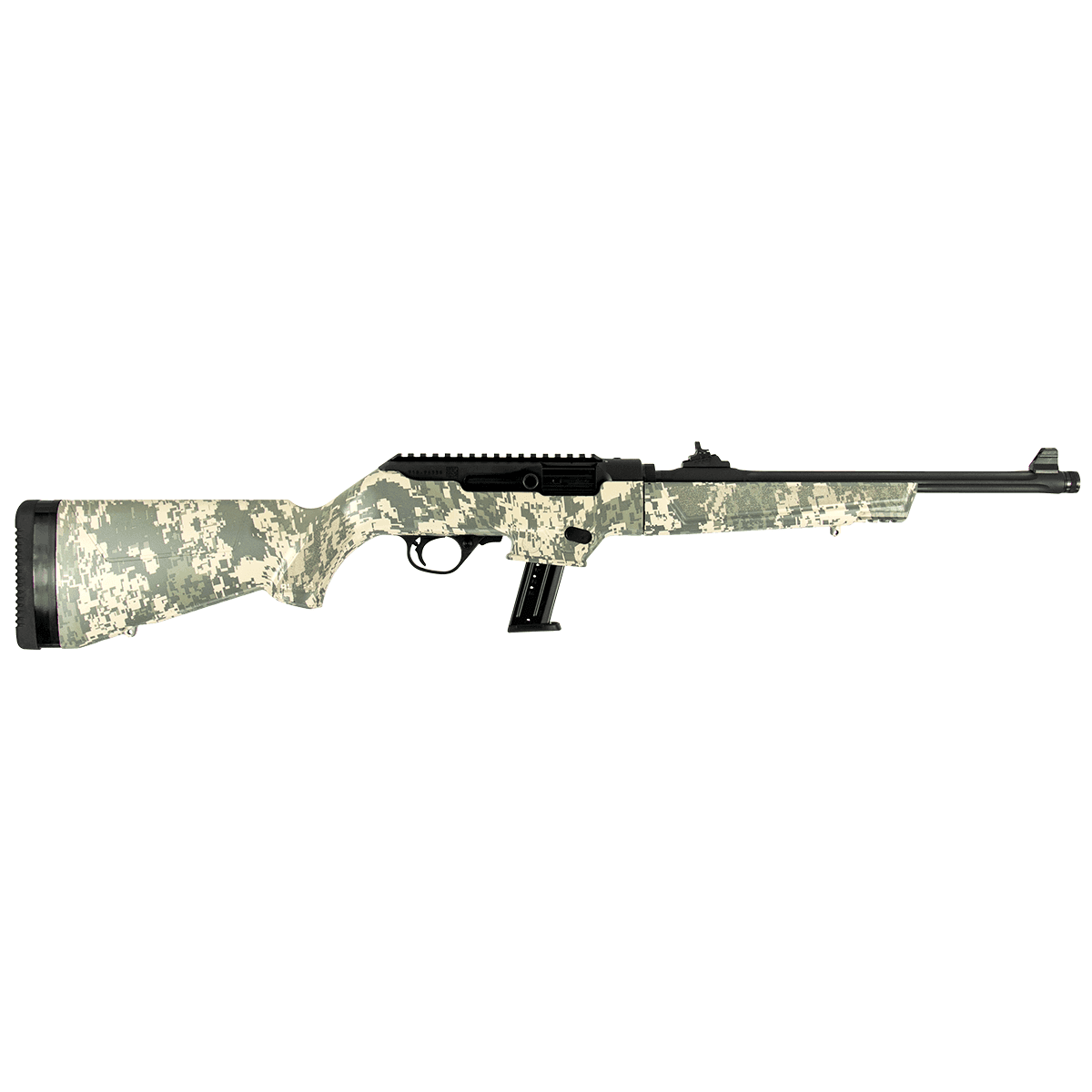 Ruger 19107 PC Carbine 9mm Luger 16.12" 17+1 Black Hard Coat Anodized Digital Camo Stock Ruger 19107 PC Carbine 9mm Luger 16.12" 17+1 Black Hard Coat Anodized Digital Camo Stock