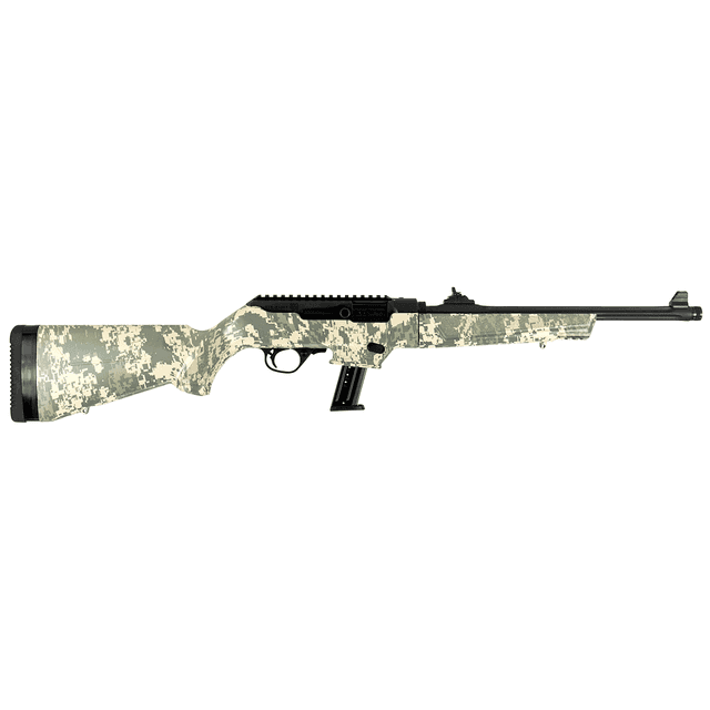 Ruger 19107 PC Carbine 9mm Luger 16.12" 17+1 Black Hard Coat Anodized Digital Camo Stock Ruger 19107 PC Carbine 9mm Luger 16.12" 17+1 Black Hard Coat Anodized Digital Camo Stock