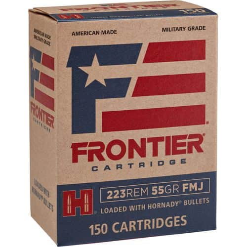 Frontier Cartridge FR1015 Rifle 223 Rem 55 gr Full Metal Jacket (FMJ) 150 Bx/ 8 Cs Frontier Cartridge FR1015 Rifle 223 Rem 55 gr Full Metal Jacket (FMJ) 150 Bx/ 8 Cs