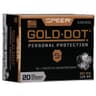 Speer Ammo 23918GD Gold Dot Personal Protection 357 Sig 125 gr Hollow Point (HP) 20 Bx/ 10 Cs Speer Ammo 23918GD Gold Dot Personal Protection 357 Sig 125 gr Hollow Point (HP) 20 Bx/ 10 Cs