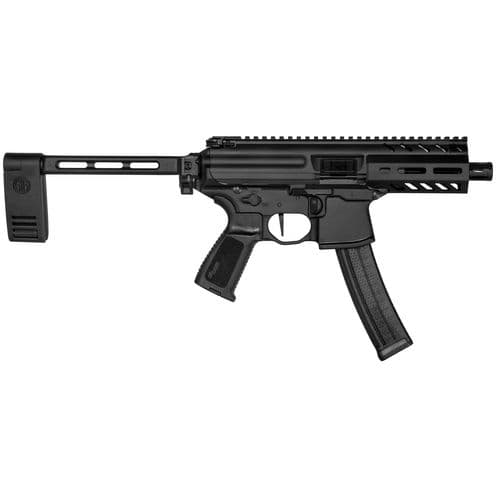 Sig Sauer PMPX4B9 MPX K 9mm Luger 4.50" 30+1 Black Hard Coat Anodized Black Folding Pivoting Contour Brace Stock Black Polymer Grip Right Hand Sig Sauer PMPX4B9 MPX K 9mm Luger 4.50" 30+1 Black Hard Coat Anodized Black Folding Pivoting Contour Brace Stock Black Polymer Grip Right Hand