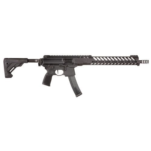 Sig Sauer RMPX16B9 MPX PCC 9mm Luger 16" 30+1 Black Hard Coat Anodized Black 5 Position Telescoping Folding Stock Black Polymer Grip Right Hand Sig Sauer RMPX16B9 MPX PCC 9mm Luger 16" 30+1 Black Hard Coat Anodized Black 5 Position Telescoping Folding Stock Black Polymer Grip Right Hand