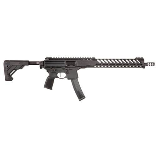 Sig Sauer RMPX16B9 MPX PCC 9mm Luger 16" 30+1 Black Hard Coat Anodized Black 5 Position Telescoping Folding Stock Black Polymer Grip Right Hand Sig Sauer RMPX16B9 MPX PCC 9mm Luger 16" 30+1 Black Hard Coat Anodized Black 5 Position Telescoping Folding Stock Black Polymer Grip Right Hand