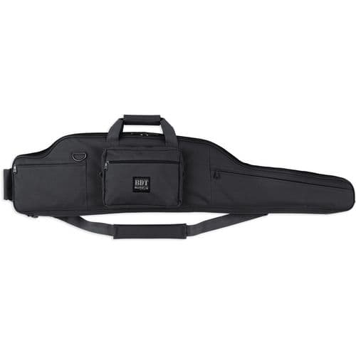 Bulldog BDT8054B Long Range Rifle Case 54" Black 600D Water-Resistant Polyester with 3 External Zippered Pockets Fits up to 52.50" Rifle Bulldog BDT8054B Long Range Rifle Case 54" Black 600D Water-Resistant Polyester with 3 External Zippered Pockets Fits up to 52.50" Rifle