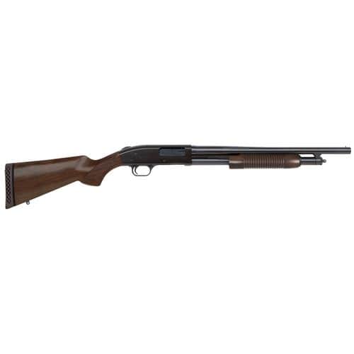 Mossberg 50429 500 Retrograde 12 Gauge 5+1 3" 18.50" Cylinder Bore Barrel Blued Rec Walnut Stock Right Hand (Full Size) Mossberg 50429 500 Retrograde 12 Gauge 5+1 3" 18.50" Cylinder Bore Barrel Blued Rec Walnut Stock Right Hand (Full Size)