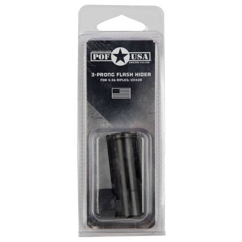 Patriot Ordnance Factory 00870 Flash Hider 223 Rem,5.56x45mm NATO 1/2"-28 tpi Black Steel Patriot Ordnance Factory 00870 Flash Hider 223 Rem,5.56x45mm NATO 1/2"-28 tpi Black Steel
