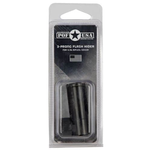 Patriot Ordnance Factory 00870 Flash Hider 223 Rem,5.56x45mm NATO 1/2"-28 tpi Black Steel Patriot Ordnance Factory 00870 Flash Hider 223 Rem,5.56x45mm NATO 1/2"-28 tpi Black Steel