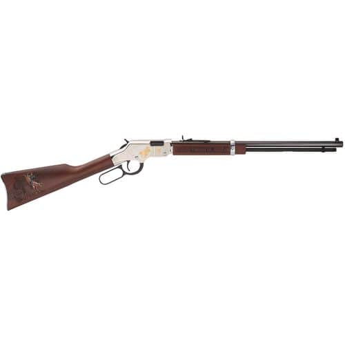 Henry H004AR Golden Boy American Rodeo Tribute 22 Short,Long,LR 16 LR/21 Short 20" Nickel Plated American Walnut Right Hand Henry H004AR Golden Boy American Rodeo Tribute 22 Short,Long,LR 16 LR/21 Short 20" Nickel Plated American Walnut Right Hand