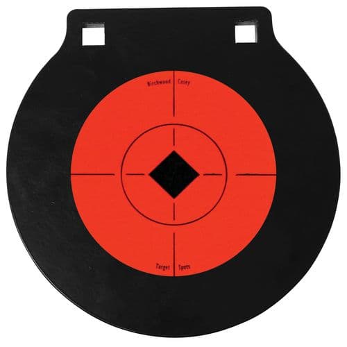 Birchwood Casey 47608 World of Targets Double Hole Black Gong w/Orange Target AR500 Steel Birchwood Casey 47608 World of Targets Double Hole Black Gong w/Orange Target AR500 Steel