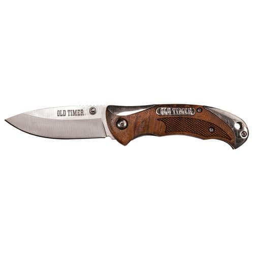 Old Timer 1084274 9000T Old Timer 3" Folding Drop Point Plain 7Cr17MoV SS Blade Ironwood Handle Old Timer 1084274 9000T Old Timer 3" Folding Drop Point Plain 7Cr17MoV SS Blade Ironwood Handle