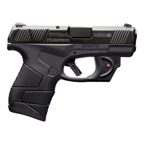Mossberg 89004 MC1 Sub-Compact 9mm Luger 3.40" 7+1 Black Black Stainless Steel Slide Black Polymer Grip Viridian Laserguard Mossberg 89004 MC1 Sub-Compact 9mm Luger 3.40" 7+1 Black Black Stainless Steel Slide Black Polymer Grip Viridian Laserguard