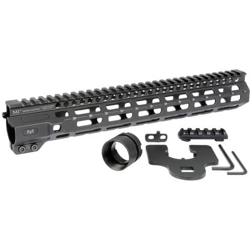 MIDWEST INDUSTRIES INC MICRM12625 M-Series AR-15 6061 Aluminum Black Hard Coat Anodized 12.625" MIDWEST INDUSTRIES INC MICRM12625 M-Series AR-15 6061 Aluminum Black Hard Coat Anodized 12.625"