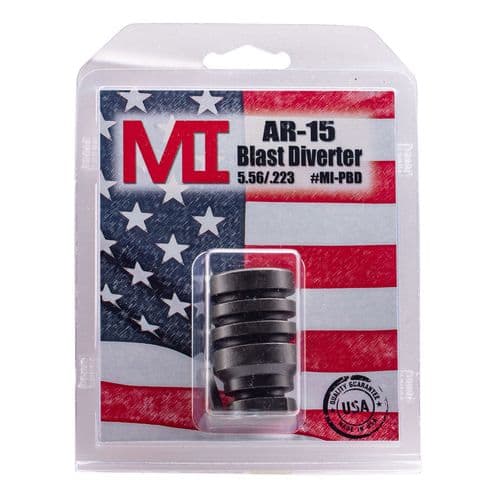 Midwest Industries MIPBD AR-15 223 Rem,5.56x45mm NATO Blast Diverter 1/2"-28 tpi Black Phosphate Steel Midwest Industries MIPBD AR-15 223 Rem,5.56x45mm NATO Blast Diverter 1/2"-28 tpi Black Phosphate Steel