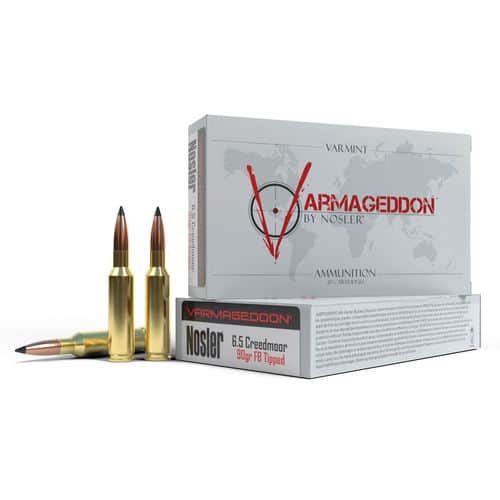 Nosler 65175 Varmageddon 6.5 Creedmoor 90 gr Flat Base Tipped (FBT) 20 Bx/ 10 Cs Nosler 65175 Varmageddon 6.5 Creedmoor 90 gr Flat Base Tipped (FBT) 20 Bx/ 10 Cs