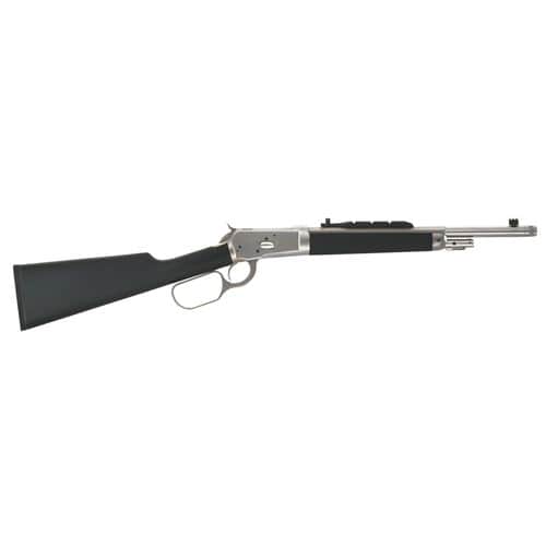 Taylors & Company 920401 1892 Alaskan Take-Down 357 Mag 5+1 16.50" Matte Chrome SoftTouch Black Synthetic Stock Right Hand (Full Size) Taylors & Company 920401 1892 Alaskan Take-Down 357 Mag 5+1 16.50" Matte Chrome SoftTouch Black Synthetic Stock Right Hand (Full Size)