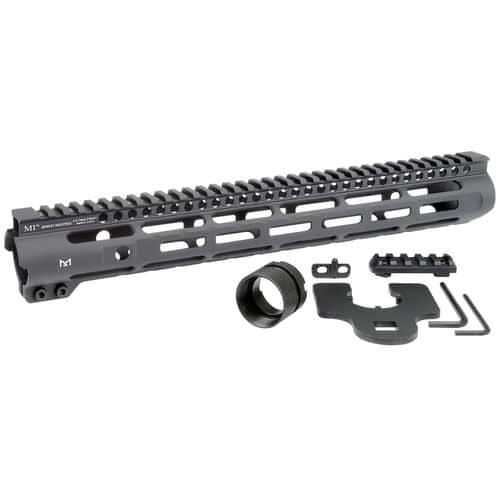 MIDWEST INDUSTRIES INC MISLH14 Slimline AR-15 6061 Aluminum Black Hard Coat Anodized 14" MIDWEST INDUSTRIES INC MISLH14 Slimline AR-15 6061 Aluminum Black Hard Coat Anodized 14"