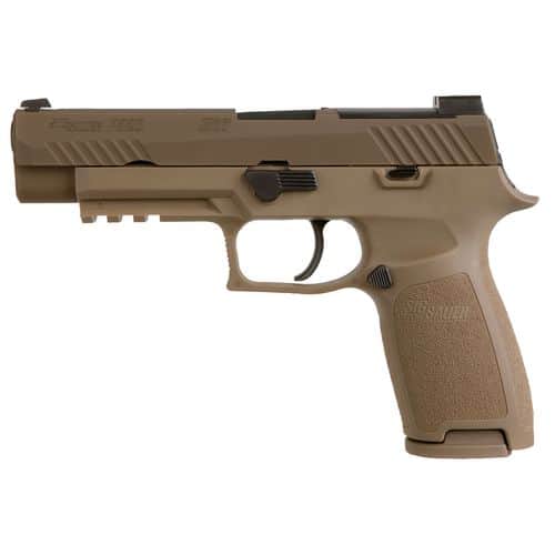Sig Sauer 320F9M17MS10 P320 M17 9mm Luger 4.70" 10+1 Coyote Stainless Steel PVD Coyote Polymer Grip Sig Sauer 320F9M17MS10 P320 M17 9mm Luger 4.70" 10+1 Coyote Stainless Steel PVD Coyote Polymer Grip