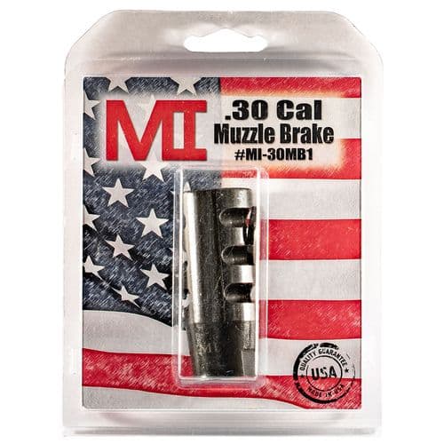 Midwest Industries MIAR30MB1 AR Muzzle Break 30 Caliber 5/8"-24 tpi Black Phosphate Steel Midwest Industries MIAR30MB1 AR Muzzle Break 30 Caliber 5/8"-24 tpi Black Phosphate Steel