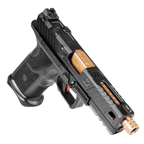ZEV OZ9STDBBRZTH OZ9 Standard with Bronze Barrel 9mm Luger 4.49" 17+1 Black Black Steel Slide Black Polymer Grip ZEV OZ9STDBBRZTH OZ9 Standard with Bronze Barrel 9mm Luger 4.49" 17+1 Black Black Steel Slide Black Polymer Grip