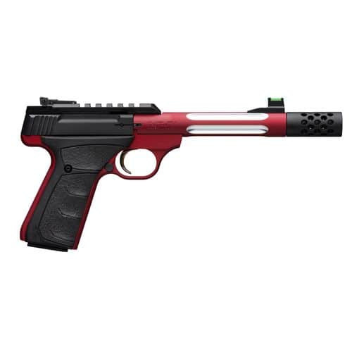 Browning 051553490 Buck Mark Plus Lite Competition SR 22 LR 5.90" 10+1 Red Anodized Matte Black Aluminum Slide Black Ultragrip FX Grip Browning 051553490 Buck Mark Plus Lite Competition SR 22 LR 5.90" 10+1 Red Anodized Matte Black Aluminum Slide Black Ultragrip FX Grip