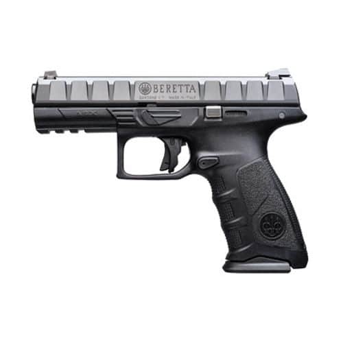 Beretta APX Semi Auto Pistol JAXF921, 9mm Luger, 4.25", Black Interchangeable Backstrap Grips, Black Finish, 17 Rds Beretta APX Semi Auto Pistol JAXF921, 9mm Luger, 4.25", Black Interchangeable Backstrap Grips, Black Finish, 17 Rds