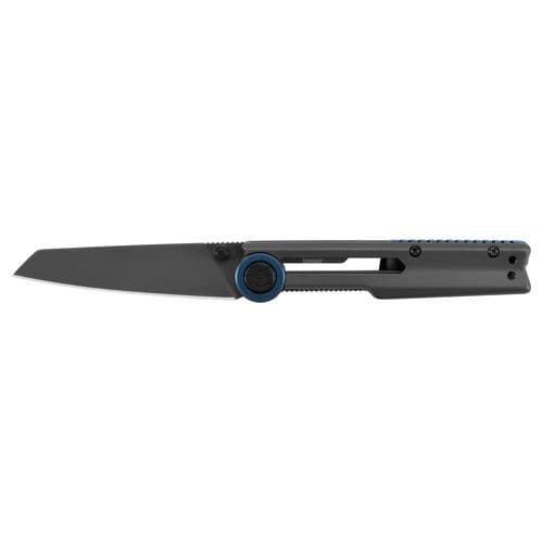 Kershaw 2045 Decibel 3" Folding Reverse Tanto Plain TiCN 8Cr13MoV SS Blade TiCN Gray Stainless Steel Handle Kershaw 2045 Decibel 3" Folding Reverse Tanto Plain TiCN 8Cr13MoV SS Blade TiCN Gray Stainless Steel Handle