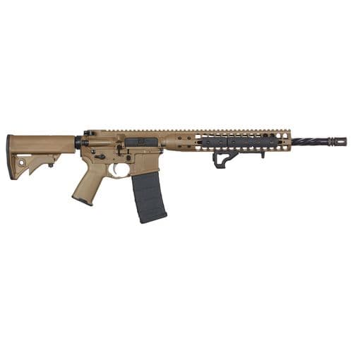 LWRC ICDIRCK16 Individual Carbine Direct Impingement 5.56x45mm NATO 16.10" 30+1 Flat Dark Earth Anodized 6 Position Stock LWRC ICDIRCK16 Individual Carbine Direct Impingement 5.56x45mm NATO 16.10" 30+1 Flat Dark Earth Anodized 6 Position Stock
