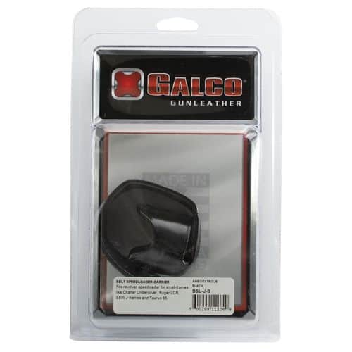 Galco BSLJB Speedloader Carrier Black Leather 1.75" Ruger SP, S&W J Frame Galco BSLJB Speedloader Carrier Black Leather 1.75" Ruger SP, S&W J Frame