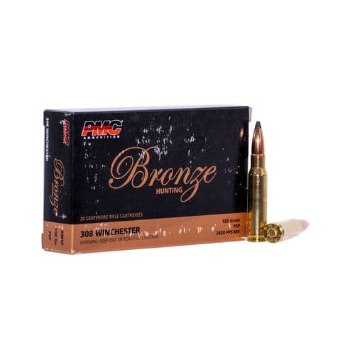 PMC 308SP Bronze 308 Win 150 gr Pointed Soft Point (PSP) 20 Bx/ 40 Cs PMC 308SP Bronze 308 Win 150 gr Pointed Soft Point (PSP) 20 Bx/ 40 Cs