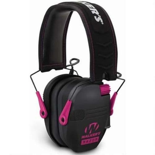 Walker's GWP-RSEM-PNK Razor Patriot Electronic Earmuffs (NRR 23dB) Walker's GWP-RSEM-PNK Razor Patriot Electronic Earmuffs (NRR 23dB)