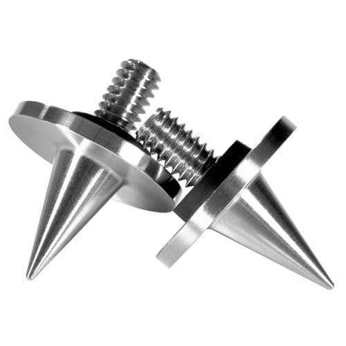 Warne 7950M Precision Bipod Spike Feet Silver Stainless Steel Warne 7950M Precision Bipod Spike Feet Silver Stainless Steel