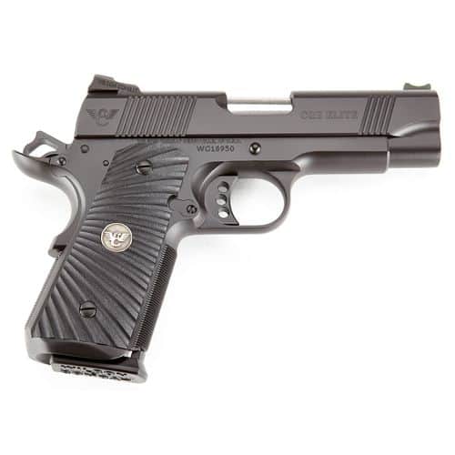 Wilson Combat CQBECP45 1911 CQB Elite Compact 45 ACP 4" 7+1 Black Black G10 Starburst Grip Wilson Combat CQBECP45 1911 CQB Elite Compact 45 ACP 4" 7+1 Black Black G10 Starburst Grip