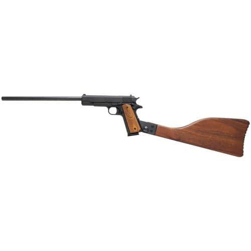 Iver Johnson Arms 1911A1CARBINE 1911 A1 Carbine 45 ACP 16.13" 8+1 Black Oxide Rec/Barrel Walnut Removable Stock Iver Johnson Arms 1911A1CARBINE 1911 A1 Carbine 45 ACP 16.13" 8+1 Black Oxide Rec/Barrel Walnut Removable Stock