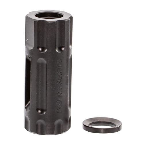 Wilson Combat TRQCOMP1/2X28 Q-Comp 223 Rem,5.56x45mm NATO Muzzle Brake 1/2"-28 tpi Black Melonite Steel Wilson Combat TRQCOMP1/2X28 Q-Comp 223 Rem,5.56x45mm NATO Muzzle Brake 1/2"-28 tpi Black Melonite Steel
