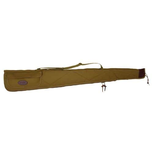 Boyt Harness OGC97PXL6 Alaskan Shotgun Case 52" Khaki Canvas with Quilted Flannel Lining, Brass Hardware & Heavy-Duty Web Sling & Spine Boyt Harness OGC97PXL6 Alaskan Shotgun Case 52" Khaki Canvas with Quilted Flannel Lining, Brass Hardware & Heavy-Duty Web Sling & Spine
