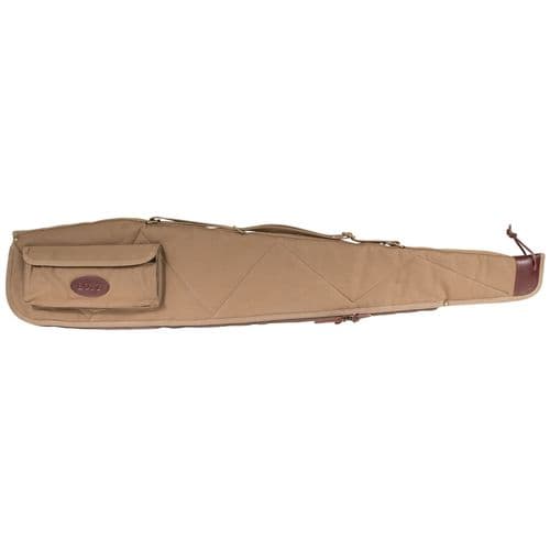Boyt Harness OGC98PL06 Alaskan Rifle Case 48" Waxed Kahki Canvas with Brass Hardware & Quilted Flannel Padding for Scoped Rifles Boyt Harness OGC98PL06 Alaskan Rifle Case 48" Waxed Kahki Canvas with Brass Hardware & Quilted Flannel Padding for Scoped Rifles