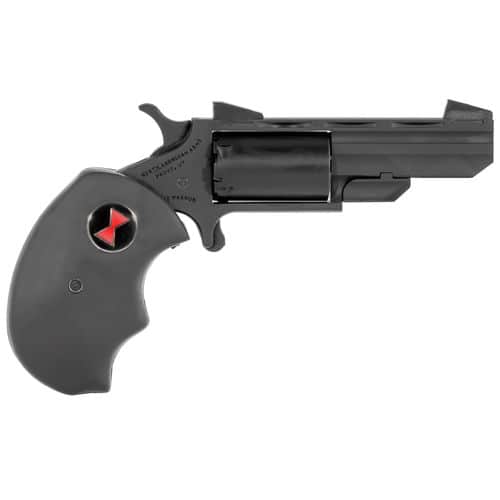 North American Arms BWCPVD Black Widow 22 Mag 5rd 2" Overall Black PVD Steel with Black Oversized Rubber Grip North American Arms BWCPVD Black Widow 22 Mag 5rd 2" Overall Black PVD Steel with Black Oversized Rubber Grip