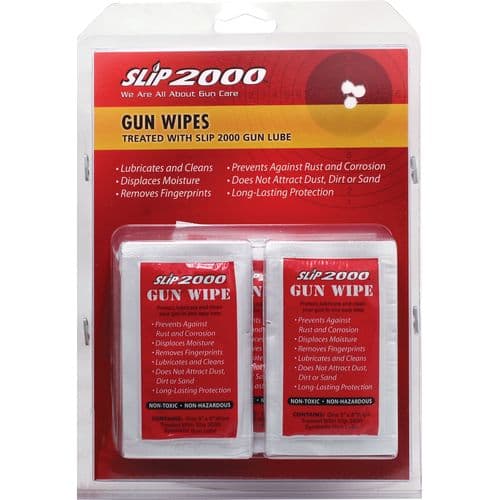 SLIP 2000 60601 Deluxe Lubricated Gun Wipes 20 Per Pack SLIP 2000 60601 Deluxe Lubricated Gun Wipes 20 Per Pack