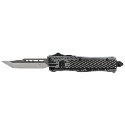 CobraTec Knives SSWCTK1STNS CTK-1 Small 2.75" OTF Tanto Plain D2 Steel Blade/Black Stonewashed Aluminum Handle Features Glass Breaker Includes Pocket Clip CobraTec Knives SSWCTK1STNS CTK-1 Small 2.75" OTF Tanto Plain D2 Steel Blade/Black Stonewashed Aluminum Handle Features Glass Breaker Includes Pocket Clip