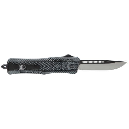 CobraTec Knives MCFCTK1MDNS CTK-1 Medium 3" OTF Drop Point Plain D2 Steel Blade/ Carbon Fiber Aluminum Handle CobraTec Knives MCFCTK1MDNS CTK-1 Medium 3" OTF Drop Point Plain D2 Steel Blade/ Carbon Fiber Aluminum Handle