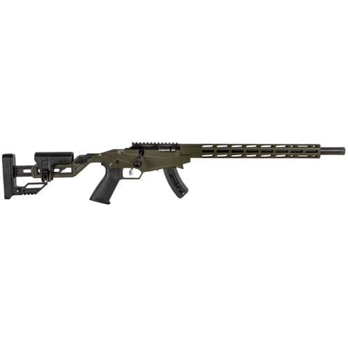 Ruger 8409 Precision Rimfire *Sports South Exclusive 22 LR 18" 15+1 OD Green Cerakote Adjustable Quick-Fit Precision w/One-Piece Chassis Stock Ruger 8409 Precision Rimfire *Sports South Exclusive 22 LR 18" 15+1 OD Green Cerakote Adjustable Quick-Fit Precision w/One-Piece Chassis Stock