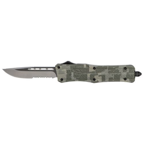 CobraTec Knives MADCCTK1MDS CTK-1 Medium 3" OTF Part Serrated D2 Steel Blade Army DigiCamo Aluminum Handle Features Glass Breaker Includes Pocket Clip CobraTec Knives MADCCTK1MDS CTK-1 Medium 3" OTF Part Serrated D2 Steel Blade Army DigiCamo Aluminum Handle Features Glass Breaker Includes Pocket Clip