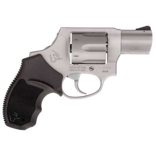 Taurus 2-856029ULCH 856 Ultra-Lite 38 Special +P 6rd 2" Matte Stainless Steel Black Rubber Grip (Concealed Hammer) 2 Taurus 2-856029ULCH 856 Ultra-Lite 38 Special +P 6rd 2" Matte Stainless Steel Black Rubber Grip (Concealed Hammer) 2