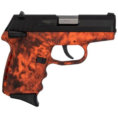 SCCY Industries CPX1CBKI CPX-1 Carbon 9mm Luger 3.10" 10+1 Black Stainless Steel Slide Kryptek Inferno Polymer Grip SCCY Industries CPX1CBKI CPX-1 Carbon 9mm Luger 3.10" 10+1 Black Stainless Steel Slide Kryptek Inferno Polymer Grip