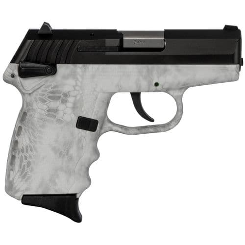 SCCY Industries CPX1CBKY CPX-1 Carbon 9mm Luger 3.10" 10+1 Black Stainless Steel Slide Kryptek Yeti Polymer Grip SCCY Industries CPX1CBKY CPX-1 Carbon 9mm Luger 3.10" 10+1 Black Stainless Steel Slide Kryptek Yeti Polymer Grip