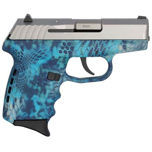 SCCY Industries CPX2TTKP CPX-2 Carbon 9mm Luger 3.10" 10+1 Stainless Steel Slide Kryptek Pontus Polymer Grip No Manual Safety SCCY Industries CPX2TTKP CPX-2 Carbon 9mm Luger 3.10" 10+1 Stainless Steel Slide Kryptek Pontus Polymer Grip No Manual Safety