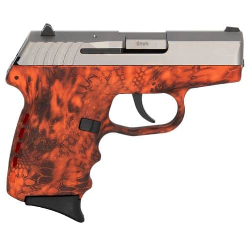 SCCY Industries CPX2TTKI CPX-2 Carbon 9mm Luger 3.10" 10+1 Stainless Steel Slide Kryptek Inferno Polymer Grip No Manual Safety SCCY Industries CPX2TTKI CPX-2 Carbon 9mm Luger 3.10" 10+1 Stainless Steel Slide Kryptek Inferno Polymer Grip No Manual Safety