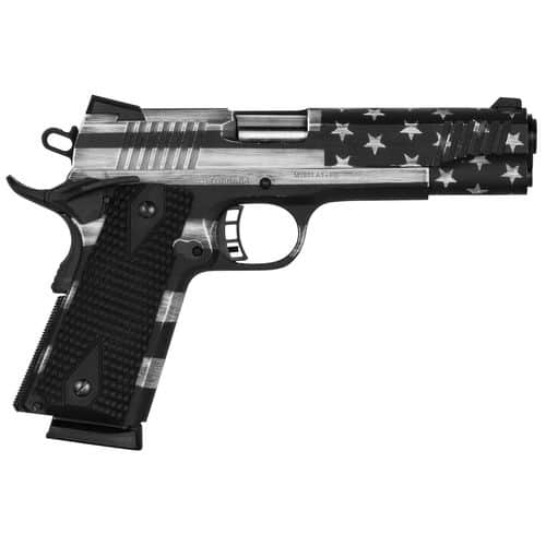 Citadel CITC9MMFSPUSG 1911-A1 Government 9mm Luger 5" 10+1 American Flag Battleworn Gray Cerakote Black G10 Grip Citadel CITC9MMFSPUSG 1911-A1 Government 9mm Luger 5" 10+1 American Flag Battleworn Gray Cerakote Black G10 Grip