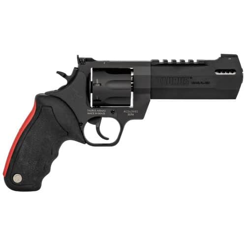 Taurus 2-357051RH Raging Hunter 357 Mag 7rd 5.12" Matte Black Oxide Steel Black Rubber with Integrated Red Cushion Insert Grip Taurus 2-357051RH Raging Hunter 357 Mag 7rd 5.12" Matte Black Oxide Steel Black Rubber with Integrated Red Cushion Insert Grip